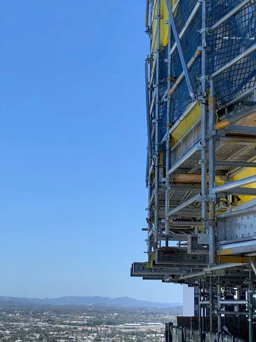 High rise scaffold