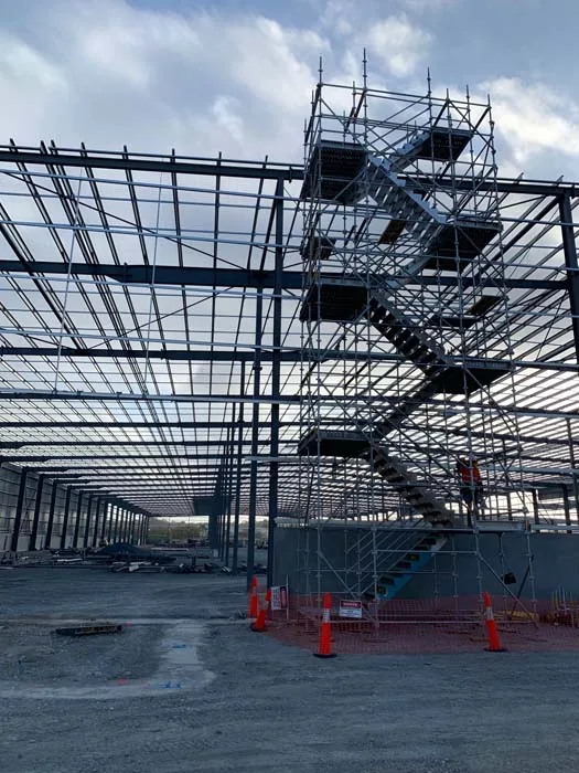 Industrial access scaffold