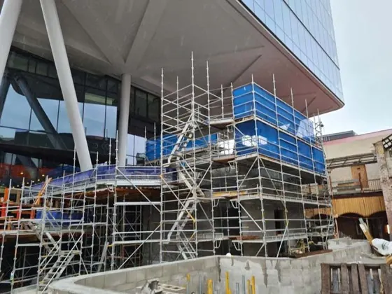 Jubilee Hotel scaffold