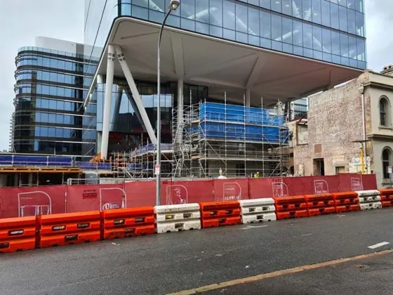 Jubilee Hotel scaffold