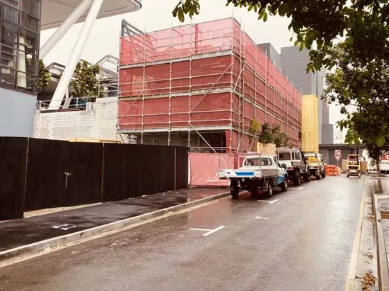 Jubilee Hotel scaffold
