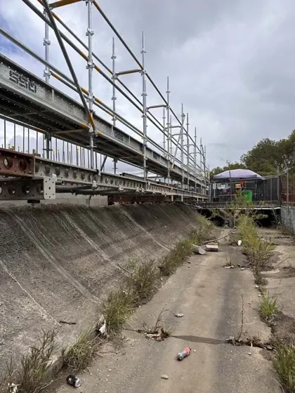 National Storage scaffold