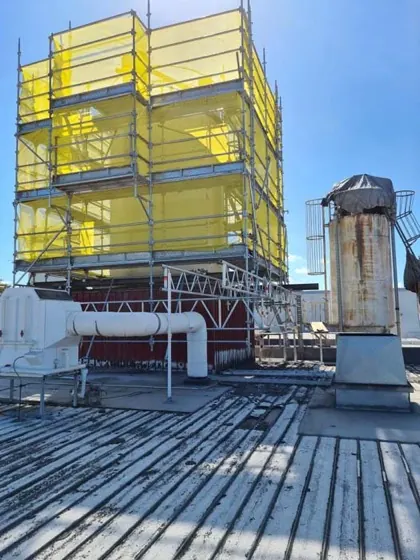 Wacol Tile Factory scaffold